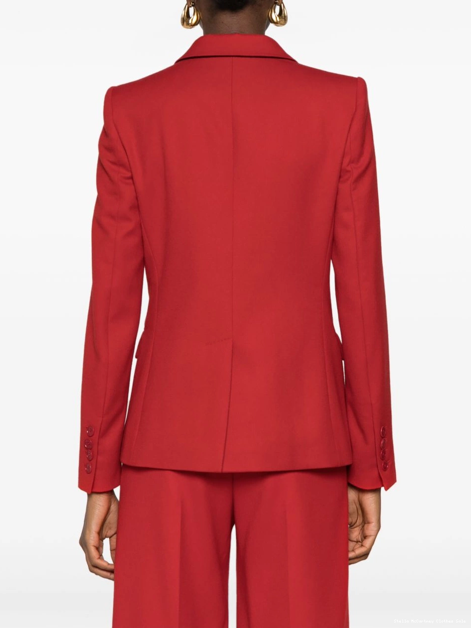 Affordable Women wool Stella McCartney flannel blazer 0809